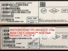 MX25U8033EBAI-12G Memory IC Chip 8Mbit CMOS MXSMIOTM NOR Flash Memory IC WLCSP-8