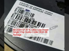 BES3001-SP BT IC Ultra-Low Power Single Chip Audio Codec gói BGA-48