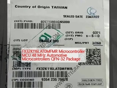 FX32K116LAT0MFMR Máy vi điều khiển MCU 48 MHz Máy vi điều khiển ô tô QFN-32