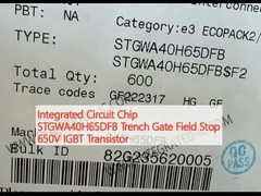 Chip mạch tích hợp STGWA40H65DFB Trench Gate Field Stop 650V IGBT Transistor