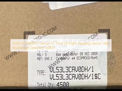 VL53L3CAV0DH/1 Sensor IC Time Of Flight Range Sensor với phát hiện đa mục tiêu LGA12