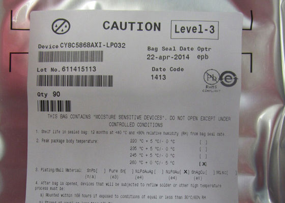 CY8C5868AXI-LP032 Microcontroller MCU 256kB Flash Microcontrollers 67MHz MCU nhúng