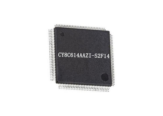 Gói 128-TQFP IC vi điều khiển flash CY8C614AAZI-S2F14 32-bit 150MHz 2MB
