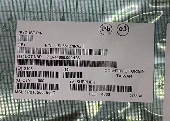 Chip mạch tích hợp ISL68127IRAZ Bộ điều khiển PWM IC 48QFN Đầu ra kép kỹ thuật số