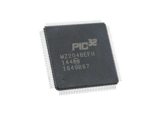 IC vi điều khiển gắn trên bề mặt PIC32MZ2048EFH144-I/PH lõi đơn 200MHz 144-TQFP