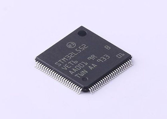 IC vi điều khiển nhúng ARM Cortex-M33 gắn trên bề mặt 100-LQFP STM32L552VET6