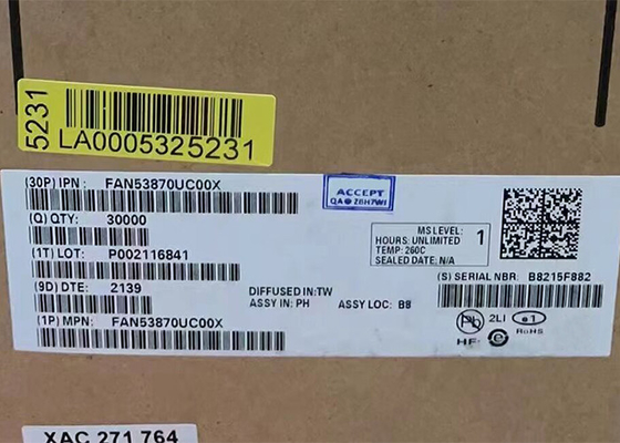 Chip mạch tích hợp FAN53870UC00X 20-XFBGA Chip quản lý năng lượng Iq thấp