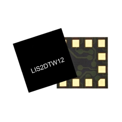 Bộ cảm biến IC LIS2DTW12TR MEMS Bộ cảm biến nhiệt độ chuyển động kép LGA-12