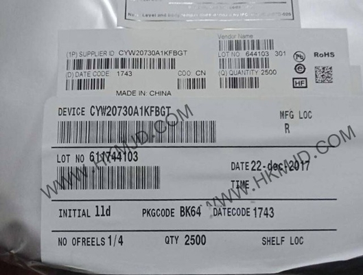 Mô-đun truyền thông không dây CYW20730A1KFBGT 2.4GHz Single Chip BT Transceiver