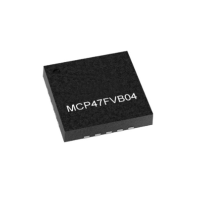 Chip mạch tích hợp MCP47FVB04-E/MQ 8-Bit Quad Output DAC với giao diện I2C