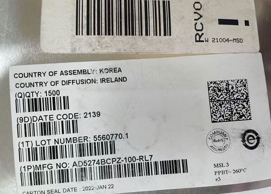 AD5274BCPZ-100 Chip mạch tích hợp giao diện I2C và bộ nhớ số 50-TP Rheostat