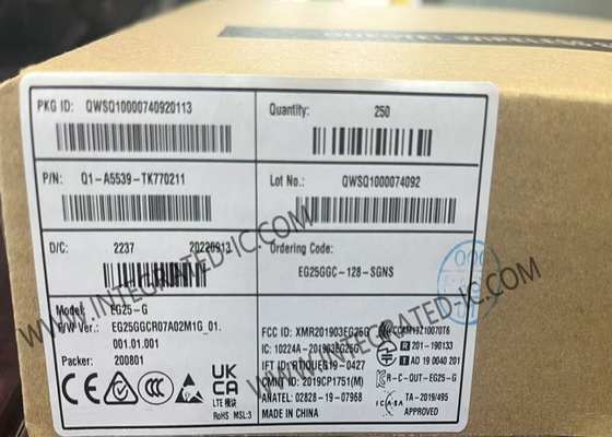 Mô-đun truyền thông không dây EG25GGC-128-SGNS 150Mbps Mô-đun phát và nhận 3V đến 3.6V