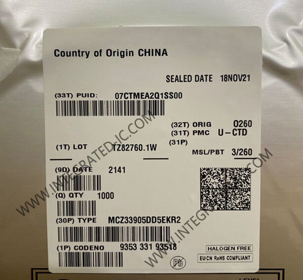 MCZ33905DD5EKR2 Hệ thống chip mạch tích hợp Chip cơ bản với tốc độ cao CAN và LIN