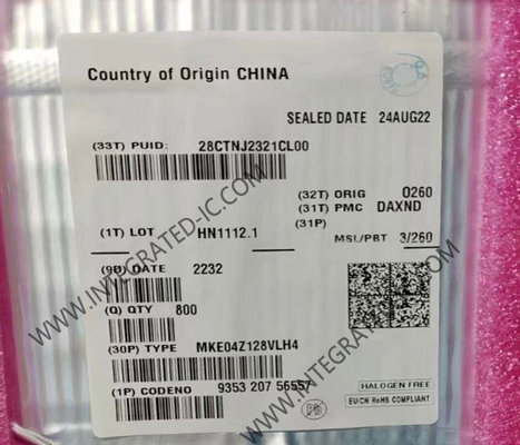 MKE04Z128VLH4 Microcontroller MCU 48MHz Kinetis KE04 ARM Cortex-M0 MCU LQFP-64