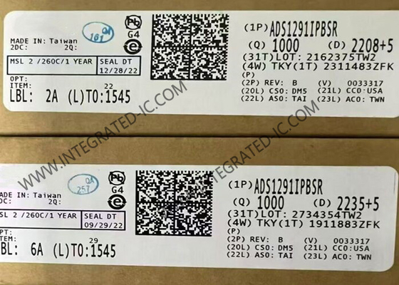ADS1291IPBSR Integrated Circuit Chip 24-Bit Analog Front End Đối với các ứng dụng ECG
