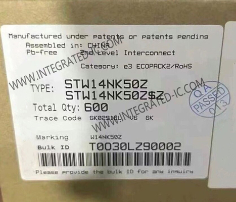 STW14NK50Z Chip mạch tích hợp 500V SuperMESH TM N-Channel MOSFET Transistor