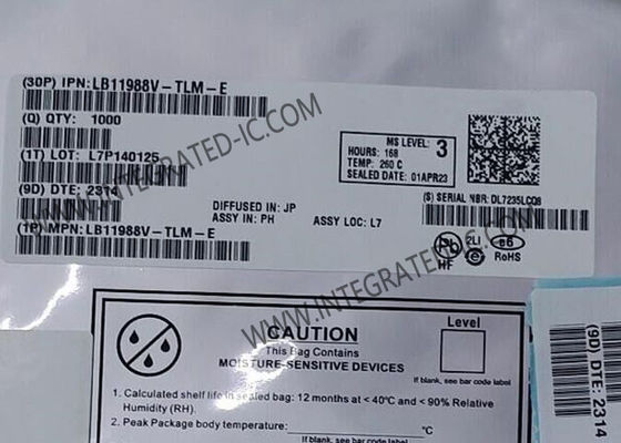 LB11988V Động cơ điều khiển quạt mạch tích hợp chip 1.3A Monolithic Digital IC