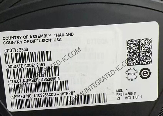 LTC2953CDD-1 Chip mạch tích hợp Bấm nút bật / tắt điều khiển với giám sát điện áp