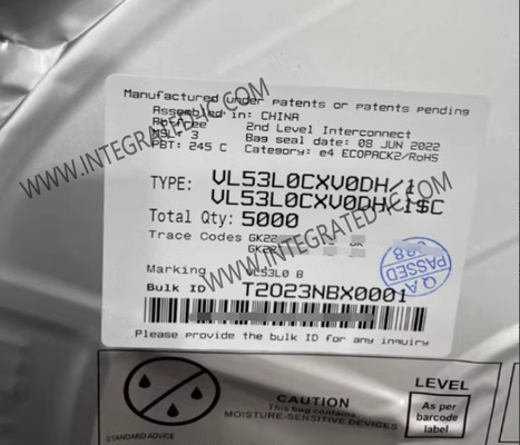 Bộ điều khiển cảm biến IC VL53L0CXV0DH/1 Time-of-Flight Range Sensor Modules