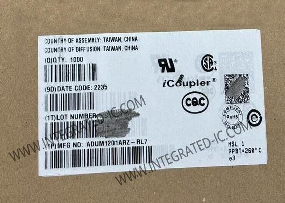 ADUM1201ARZ Chip mạch tích hợp 25 Mb / s Dual-Channel Digital Isolator SOIC-8