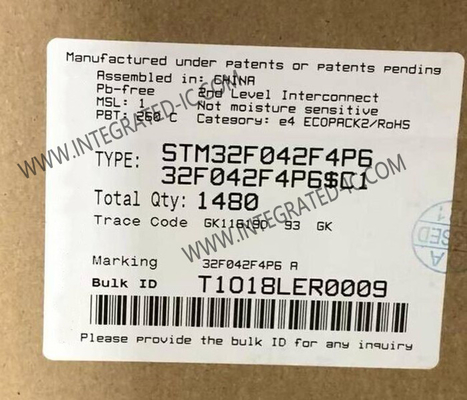 STM32F042F4P6 VICROCONTROLLER MCU MAINSTREAM ARM COREX-M0 USB LINE MCU TSSOP-20