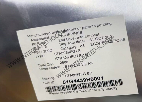 Mô-đun truyền thông không dây STA8089FGTR Máy thu RF hiệu suất cao IC 56-VFQFN