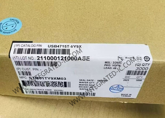 Chip mạch tích hợp USB4715T-I/Y9X USB 2.0 Hi-Speed Hub Controller với FlexConnect trên tất cả các cổng