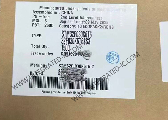 STM32F030K6T6 Microcontroller MCU hiệu suất cao 32 bit đơn lõi 48MHz MCU