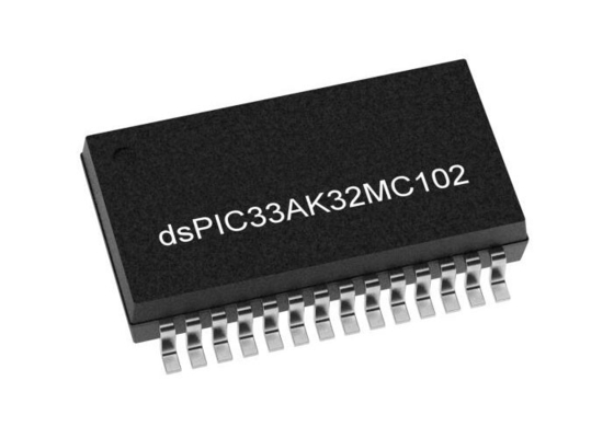 DSPIC33AK32MC102T-I/SS Máy vi điều khiển MCU Máy điều khiển tín hiệu kỹ thuật số SSOP28 32Bit DSC