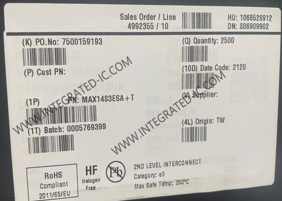 MAX1483ESA Chip mạch tích hợp 20μA Slew-Rate-Limited RS-485 Transceivers