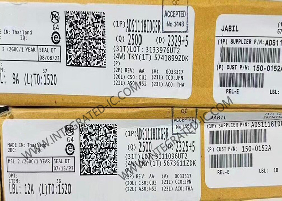 Chip mạch tích hợp ADS1118IDGSR Bộ chuyển đổi số analog 16-bit công suất thấp