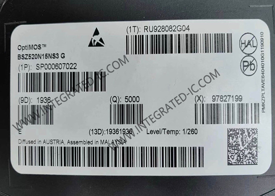 BSZ520N15NS3G Chip mạch tích hợp 150V OptiMOS N Channel Power MOSFET Transistor
