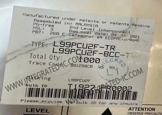 L99PCU2F Chip mạch tích hợp Bảng máy tính ô tô IC LQFP64 Khung chì mật độ cao