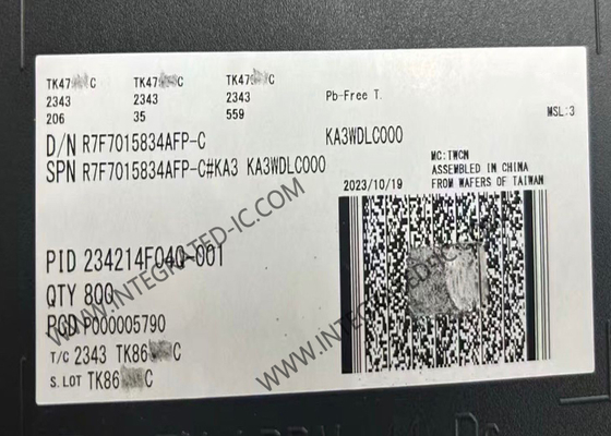 R7F7015834AFP Vi điều khiển MCU Tiêu thụ điện năng thấp 120MHz RH850/F1K Vi điều khiển ô tô