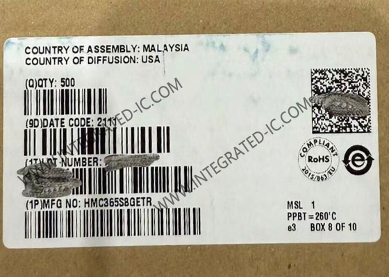 Mô-đun giao tiếp không dây HMC365S8GETR Bộ chia tĩnh chia 4 với độ ồn thấp