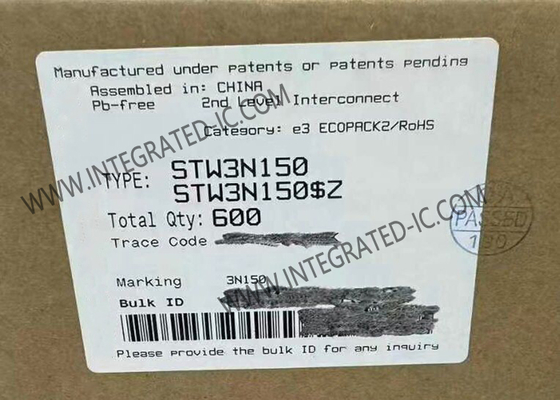 Chip mạch tích hợp STW3N150 MOSFET công suất N-Channel 1500V 2.5A 6 Ω