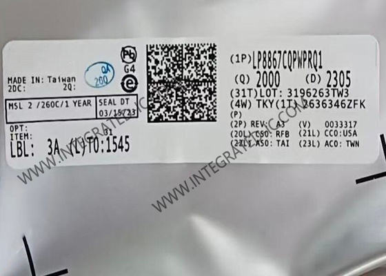 Chip mạch tích hợp LP8867CQPWPRQ1 120mA Driver LED ô tô 4 kênh