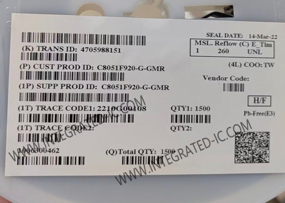 Vi điều khiển C8051F920-G-GM MCU Lõi 8051 25MHz Siêu tiết kiệm điện MCU 8-Bit QFN-32