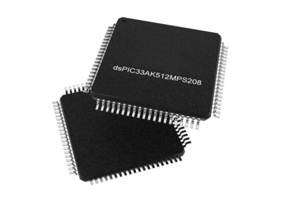Vi điều khiển DSPIC33AK512MPS208-I/PT MCU Hiệu suất cao 32Bit Đơn lõi DSC TQFP80