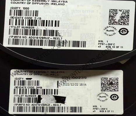 ADG1612BRUZ Chip mạch tích hợp 1 Ω Quad Single-pole / Single-Throw Switch