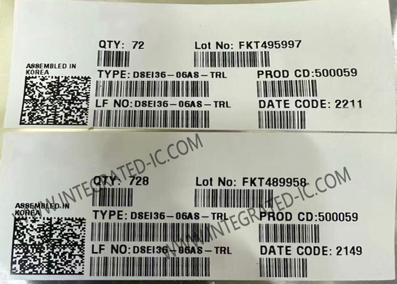 DSEI36-06AS-TRL Chip Mạch Tích Hợp Diode Chỉnh Lưu 600V Diode Tái Tạo Nhanh Epitaxial
