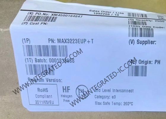 MAX3223EUP Chip mạch tích hợp 250kbps RS-232 Transceivers với tự động tắt