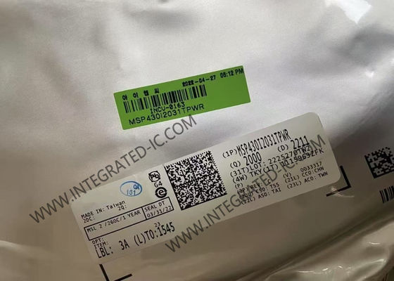 MSP430I2031TPWR Máy vi điều khiển MCU 16Bit MCU 16,384Mhz Máy vi điều khiển tín hiệu hỗn hợp