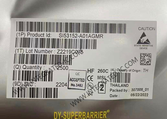 Chip mạch tích hợp SI53152-A01AGMR, Bộ đệm xung nhịp PCIe chịu lỗi phổ tán