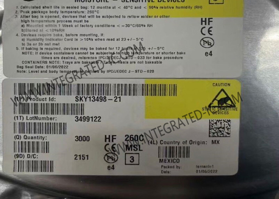 SKY13498-21 Mô-đun Giao tiếp Không dây 0.7GHz đến 2.7GHz SP10T MIPI Mô-đun Chuyển mạch Ăng-ten