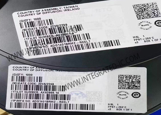 ADG1401BRMZ Chip mạch tích hợp 1Ω Trên Kháng iCMOS SPST Switch