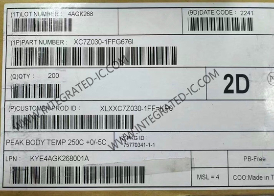 Mảng cổng lập trình được (FPGA) XC7Z030-1FFG676I Zynq 7000 SoC Z-7030 Series System On Chip