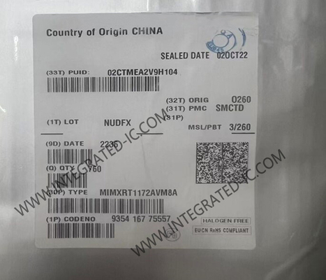 Máy vi điều khiển MCU MIMXRT1172AVM8A Máy vi điều khiển 32 bit đơn lõi 800MHz ARM Cortex-M7