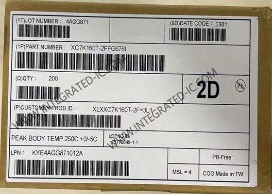 XC7K160T-2FFG676I 12,5 Gb Field Programmable Gate Array IC Surface Mount