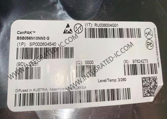 BSB056N10NN3G Chip mạch tích hợp 100V 9A N-Channel Power MOSFET Transistor